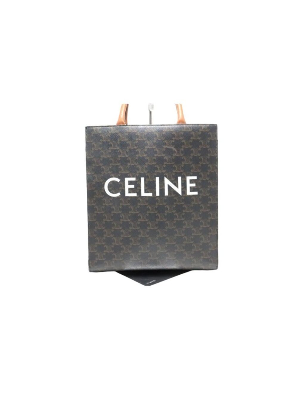 Celine Triomphe Small Vertical Cover Leather Tote - Picture 1 of 11